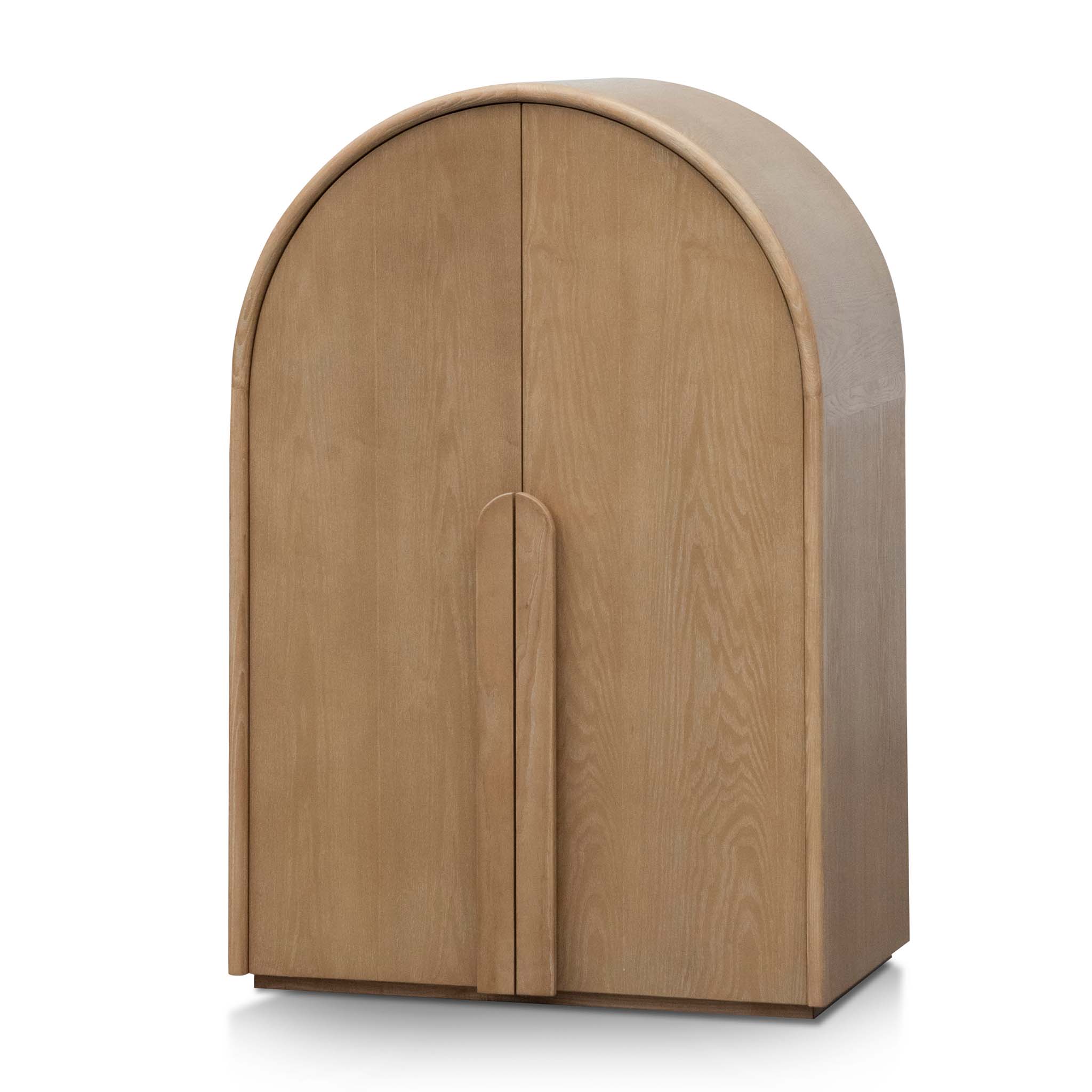 Ex Display - Alora 120cm (H) Ash Curve Cabinet - Natural Cabinet Nicki-Core   