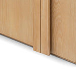 Ex Display - Alora 120cm (H) Ash Curve Cabinet - Natural Cabinet Nicki-Core   