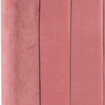 Korey King Bed Frame - Blush Peach Velvet King Bed Ming-Core   