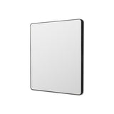Flynn 170cm Curve Rectangular Mirror - Black Mirror Warran-Local   