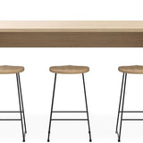 Focus Bar Table - Classic Oak Bar Table Dee Kay-Local