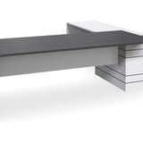 Custom Envoy 2.4m Executive Office Desk - Left Return Office Desk Dee Kay-Local   