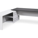 Custom Envoy 2.4m Executive Office Desk - Left Return Office Desk Dee Kay-Local   