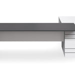 Custom Envoy 2.4m Executive Office Desk - Left Return Office Desk Dee Kay-Local   