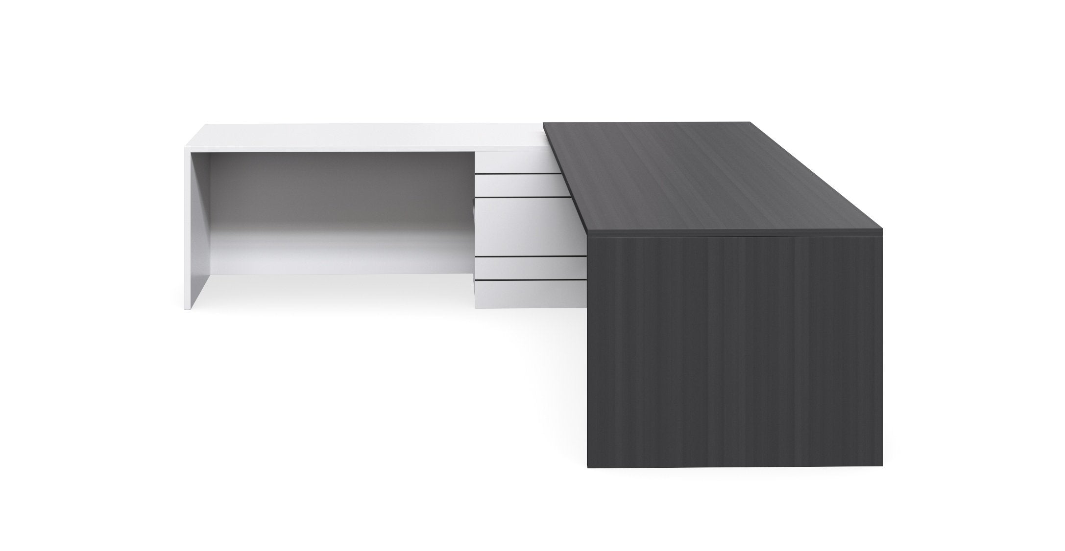 Custom Envoy 2.4m Executive Office Desk - Left Return Office Desk Dee Kay-Local   