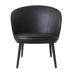 Gianni Faux Leather Lounge Chair - Black LC7163-IN