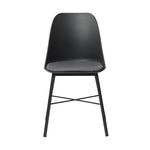 Jora Cushion Seat Dining Chair - Black Dining Chair Vatec-Local   