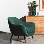 Lorene Fabric Armchair - Green Armchair IGGY-Core   