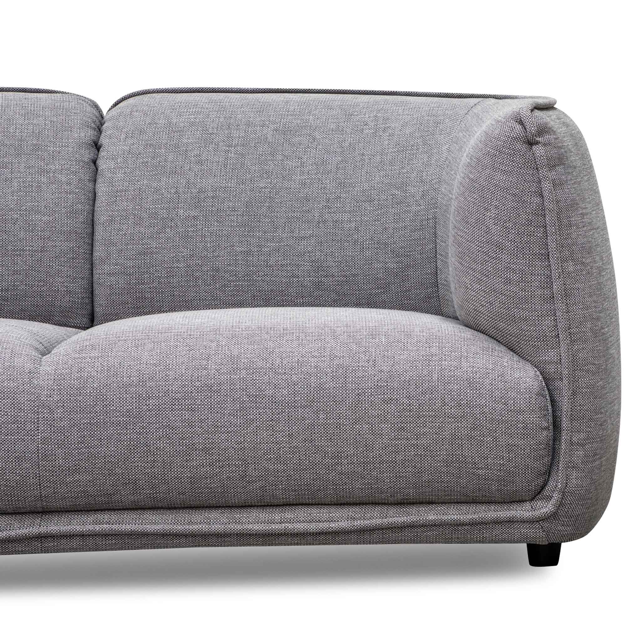Chapman 2 Seater Fabric Sofa- Graphite Grey Sofa K Sofa-Core   