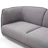 Chapman 2 Seater Fabric Sofa- Graphite Grey Sofa K Sofa-Core   
