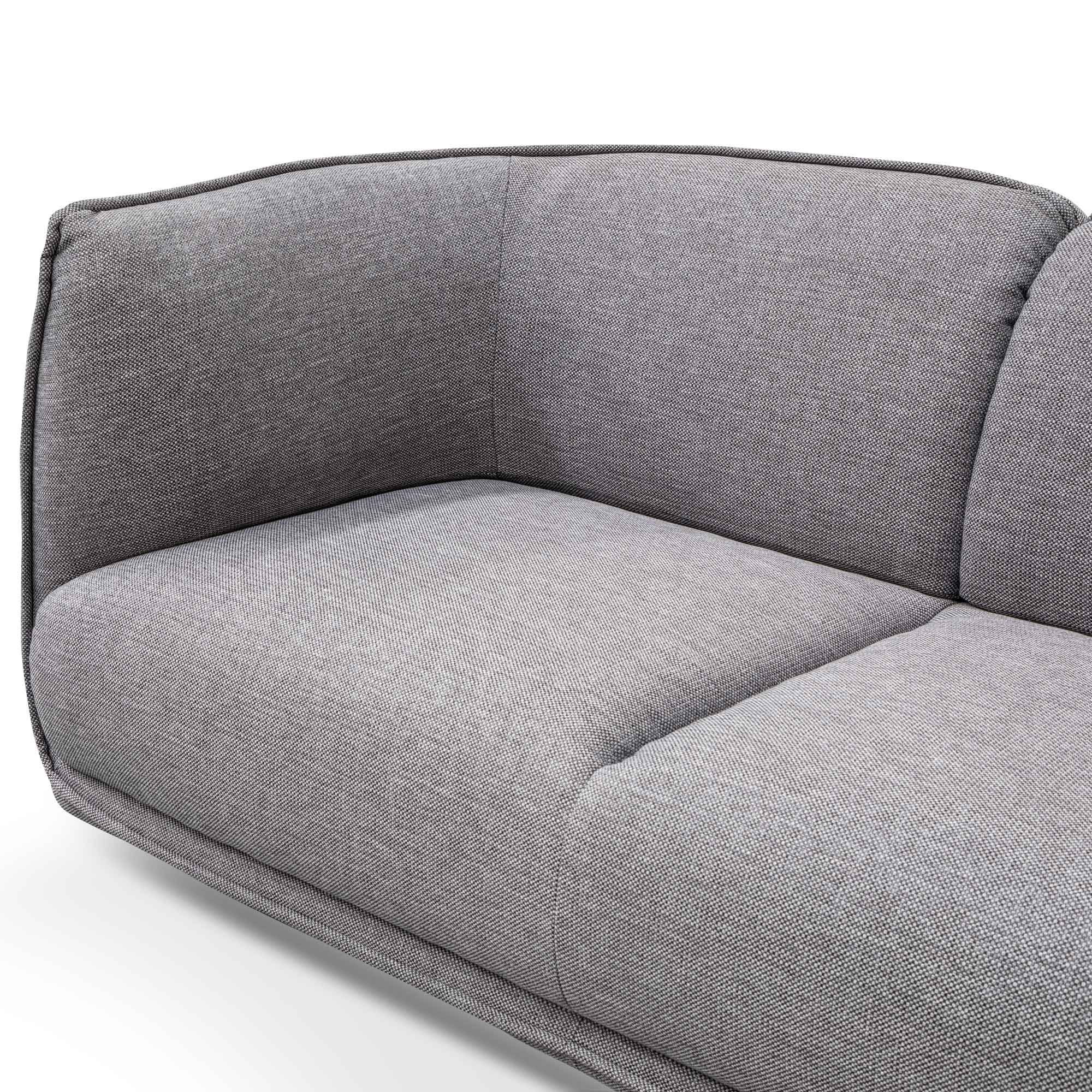 Chapman 2 Seater Fabric Sofa- Graphite Grey Sofa K Sofa-Core   