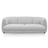 Chapman 3 Seater Fabric Sofa- Light Texture Grey Sofa K Sofa-Core   