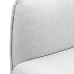 Chapman 3 Seater Fabric Sofa- Light Texture Grey Sofa K Sofa-Core   