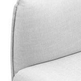 Chapman 3 Seater Fabric Sofa- Light Texture Grey Sofa K Sofa-Core   