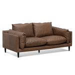Lucio 2 Seater Sofa - Saddle Brown Leather LC6251-KSO