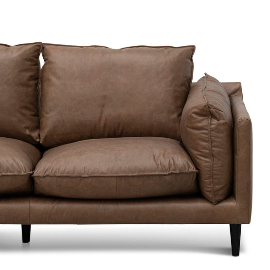 Lucio 2 Seater Sofa - Saddle Brown Leather LC6251-KSO