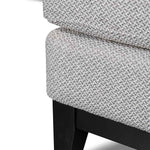 Alana 3 Seater Left Chaise Fabric Sofa - Grey LC6267-CA