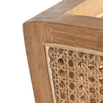 Lowell Wingback Rattan Armchair - Distress Natural - Sand White Wingback Chair Chic-Core   