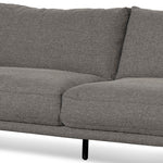 Emilis 4 Seater Right Chaise Fabric Sofa - Graphite Grey LC6436-KSO