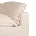 Lucian Fabric Corner Sofa - Linen Sand | Interior Secrets
