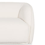 Troy 3 Seater Fabric Sofa - Ivory White Boucle LC6458
