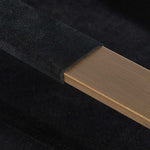 Hadiya Black Velvet Armchair - Antique Golden Frame Armchair Nicki-Core   