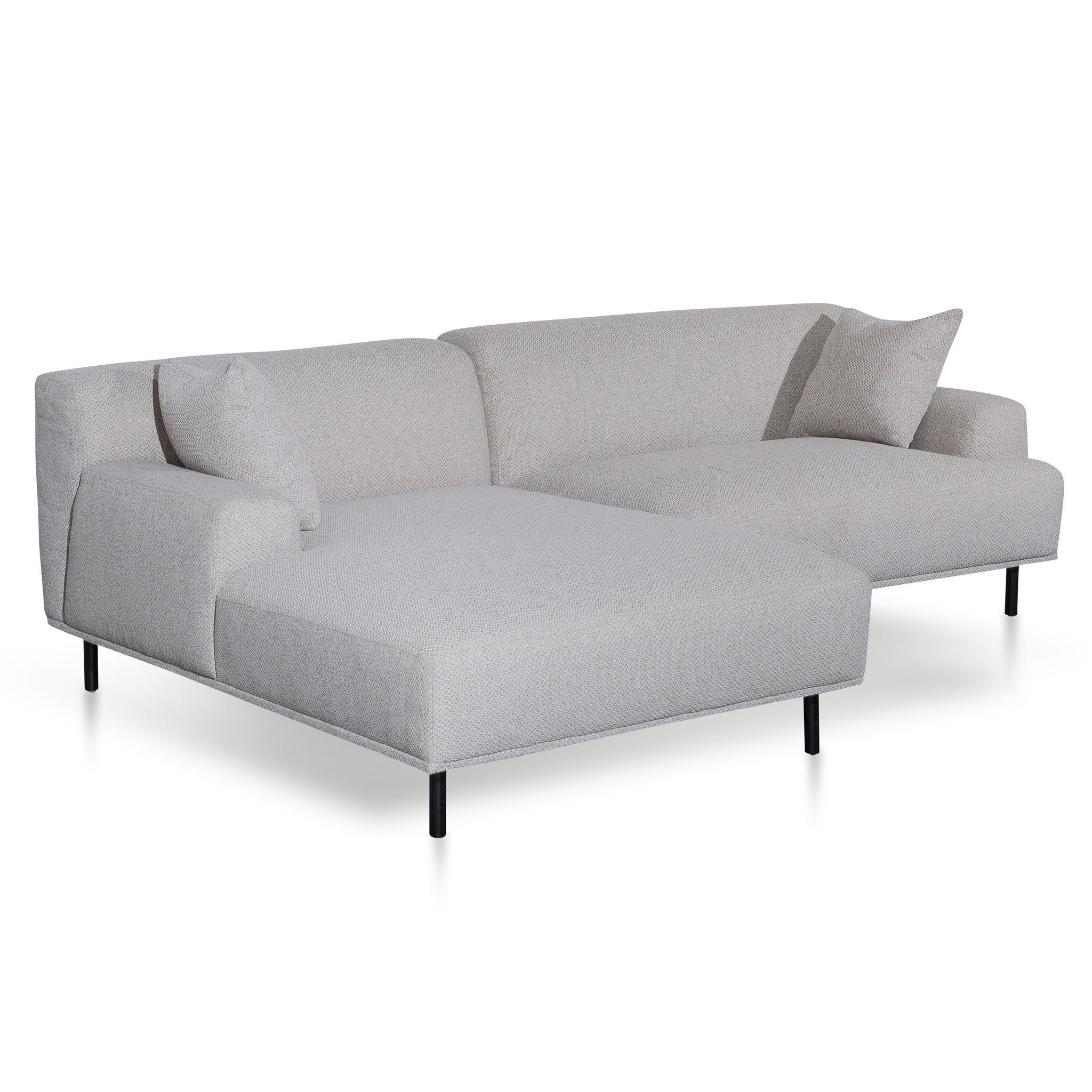 Ex Display - Jasleen Left Chaise Sofa - Sterling Sand Chaise Lounge Casa-Core