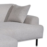 Ex Display - Jasleen Left Chaise Sofa - Sterling Sand Chaise Lounge Casa-Core