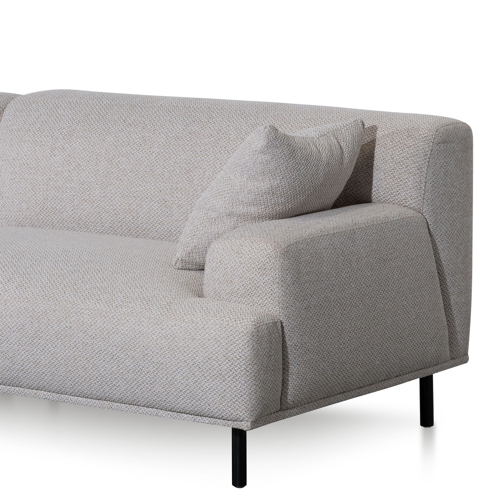 Ex Display - Jasleen Left Chaise Sofa - Sterling Sand Chaise Lounge Casa-Core