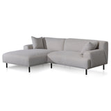 Ex Display - Jasleen Left Chaise Sofa - Sterling Sand Chaise Lounge Casa-Core