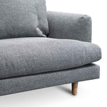 Della Left Return Modular Sofa - Graphite Grey Chaise Lounge Casa-Core   