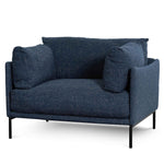 Emilis Fabric Arm Chair - Dark Blue LC6557-KSO