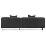 Jasleen Right Chaise Sofa - Charcoal Boucle - Last One Chaise Lounge Casa-Core