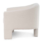 Jerrod Fabric Armchair - Ivory White Boucle LC6650-CA