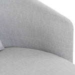 Janis Swivel Armchair - Light Texture Grey Armchair K Sofa-Core