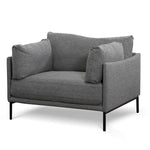 Emilis Armchair - Graphite Grey - Last One Armchair K Sofa-Core