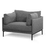 Emilis Armchair - Graphite Grey - Last One Armchair K Sofa-Core