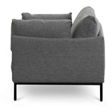 Emilis Armchair - Graphite Grey - Last One Armchair K Sofa-Core