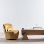 Zamora Swivel Lounge Chair - Mustard LC6686-CA