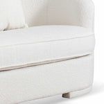 Dorian 3 Seater Sofa - Ivory White Boucle LC6742-FS