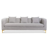Scott 3 Seater Sofa - Ash Grey Boucle Sofa Forever-Core   
