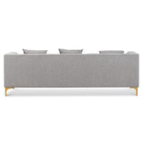 Scott 3 Seater Sofa - Ash Grey Boucle Sofa Forever-Core   