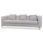 Scott 3 Seater Sofa - Ash Grey Boucle Sofa Forever-Core   