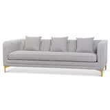 Scott 3 Seater Sofa - Ash Grey Boucle Sofa Forever-Core   
