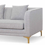 Scott 3 Seater Sofa - Ash Grey Boucle Sofa Forever-Core   