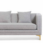 Scott 3 Seater Sofa - Ash Grey Boucle Sofa Forever-Core   