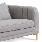Scott 3 Seater Sofa - Ash Grey Boucle Sofa Forever-Core   
