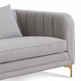 Scott 3 Seater Sofa - Ash Grey Boucle Sofa Forever-Core   