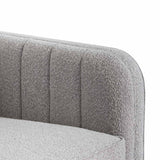 Scott 3 Seater Sofa - Ash Grey Boucle Sofa Forever-Core   