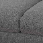 Kavan 2 Seater Fabric Sofa - Graphite Grey with Black Leg LC6812-KSO